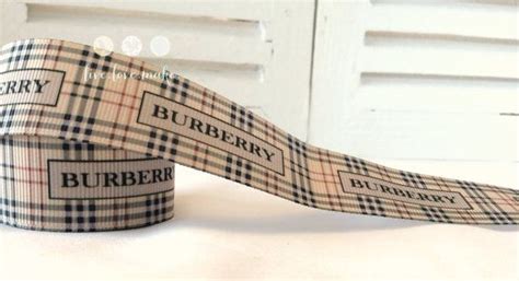 Burberry ribbon by the yard